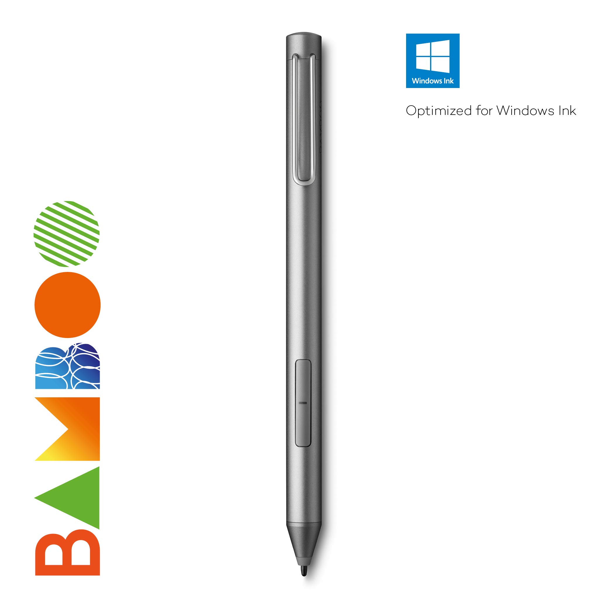 Foto 2 | Lápiz Capacitivo Wacom Bamboo Ink-active 2nd Gen 4096, Color Gris Presión - Venta Internacional.