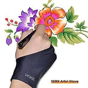 Foto 3 pulgar | Guante De Artista Veikk Para Tableta De Dibujo, Tamaño Único, Color Negro - Venta Internacional.