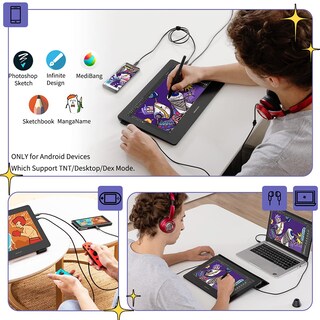 Foto 2 | Tableta De Dibujo Gaomon Pd1320, 13,3 Pulgadas, Full Hd, 120% Srgb Con Inclinación - Venta Internacional.