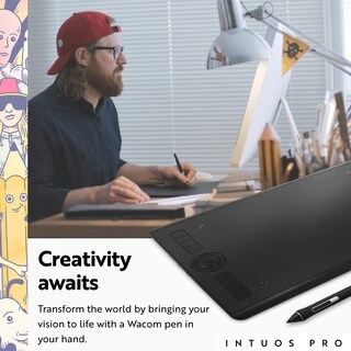 Foto 2 | Tableta De Dibujo Gráfico Wacom Intuos Pro Medium Bluetooth - Venta Internacional.
