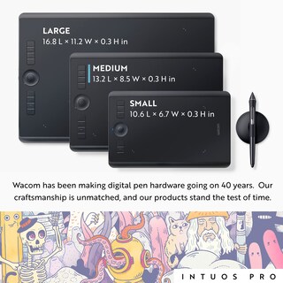 Foto 5 | Tableta De Dibujo Gráfico Wacom Intuos Pro Medium Bluetooth - Venta Internacional.