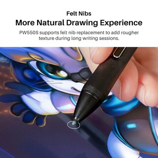 Foto 4 | Lápiz Capacitivo Huion Slim Pen Pw550s Para Huion Inspiroy 2/giano/keydial/dial 2, Serie K12/k13/k16 - Venta Interna