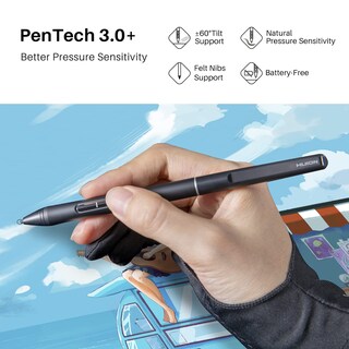 Foto 5 | Lápiz Capacitivo Huion Slim Pen Pw550s Para Huion Inspiroy 2/giano/keydial/dial 2, Serie K12/k13/k16 - Venta Interna