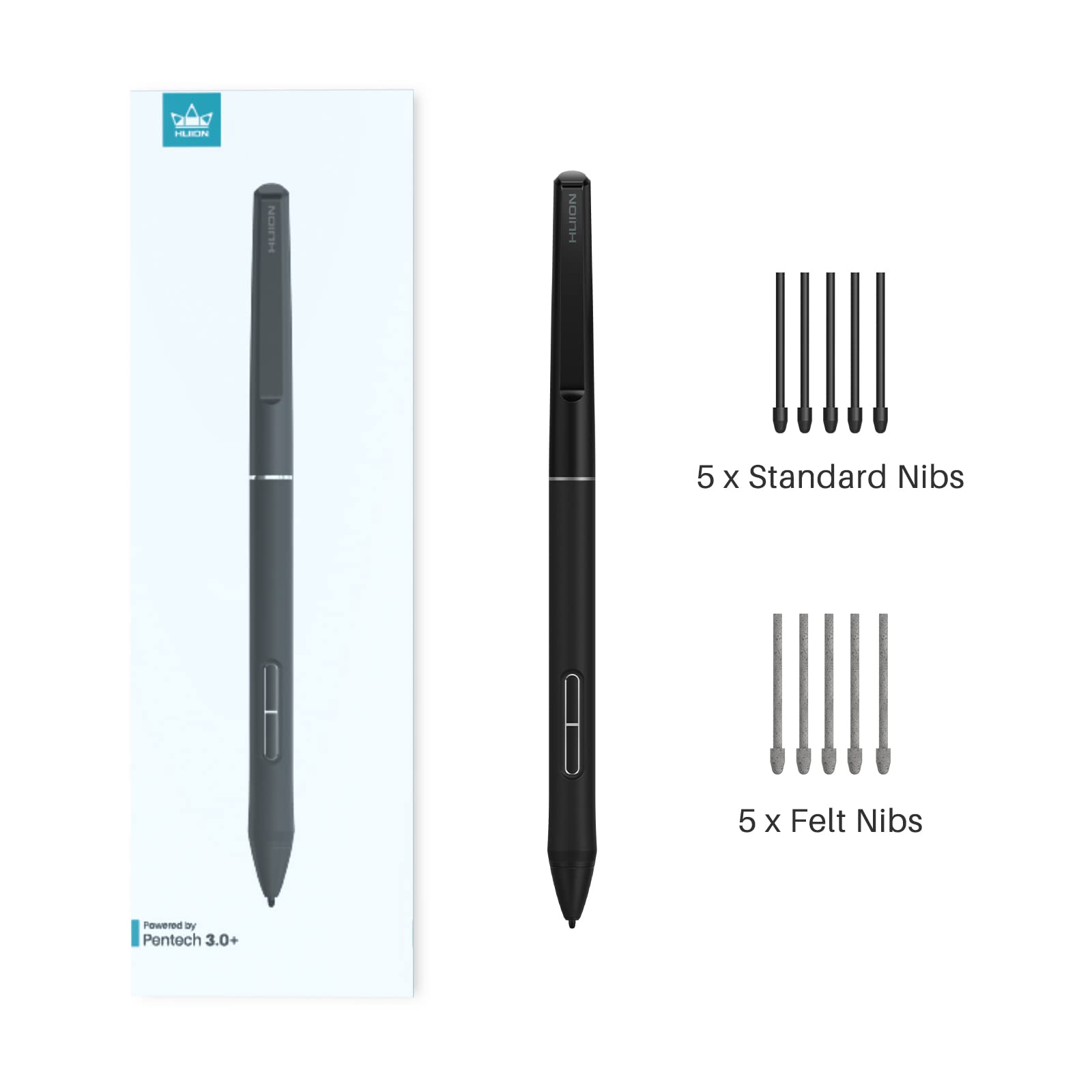Foto 8 pulgar | Lápiz Capacitivo Huion Slim Pen Pw550s Para Huion Inspiroy 2/giano/keydial/dial 2, Serie K12/k13/k16 - Venta Interna