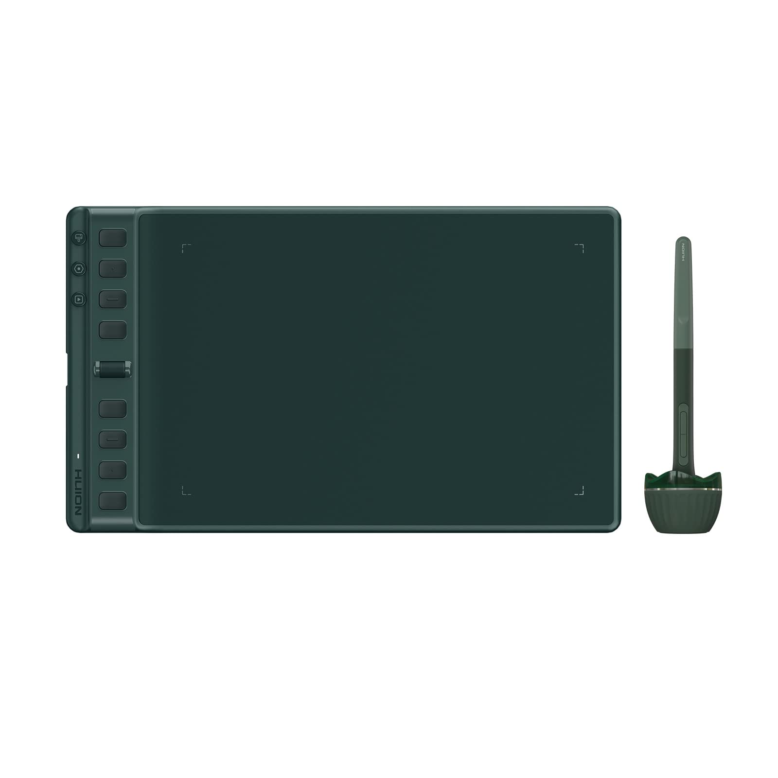 Foto 2 pulgar | Tableta De Dibujo Huion Inspiroy 2 Medium 2023 Con Lápiz Óptico Verde - Venta Internacional.