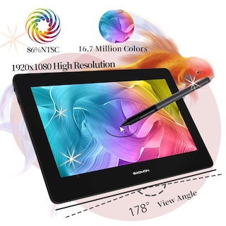 Foto 5 | Pantalla De Lápiz Gráfico Gaomon Pd1220 De 11.6 Pulgadas Con Soporte De Inclinación - Venta Internacional.