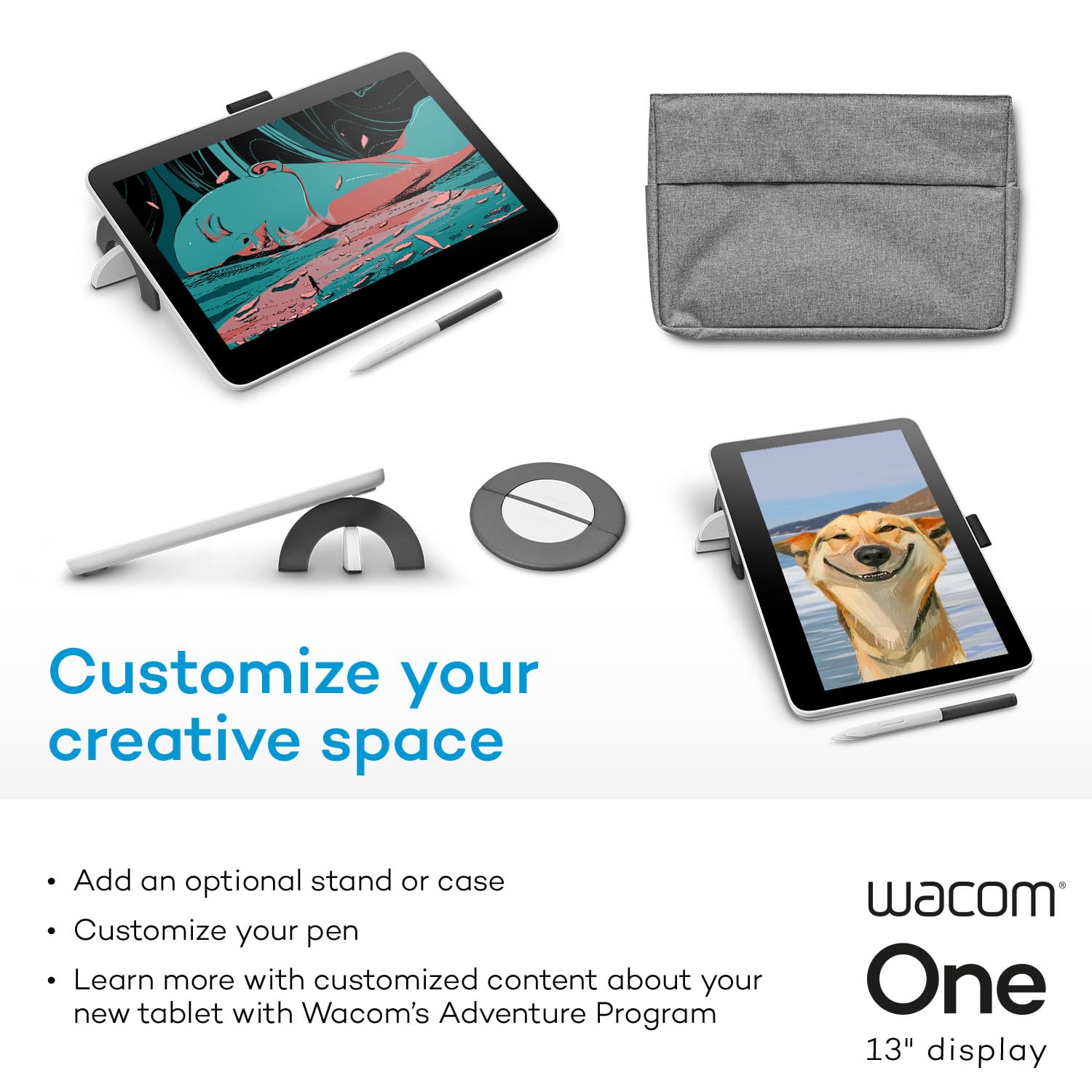 Foto 5 pulgar | Tableta De Dibujo Wacom One 13 Con Pantalla Táctil Full Hd De 13 3'' - Venta Internacional.