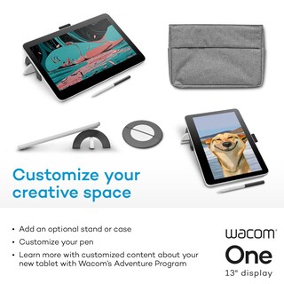 Foto 4 | Tableta De Dibujo Wacom One 13 Con Pantalla Táctil Full Hd De 13 3'' - Venta Internacional.