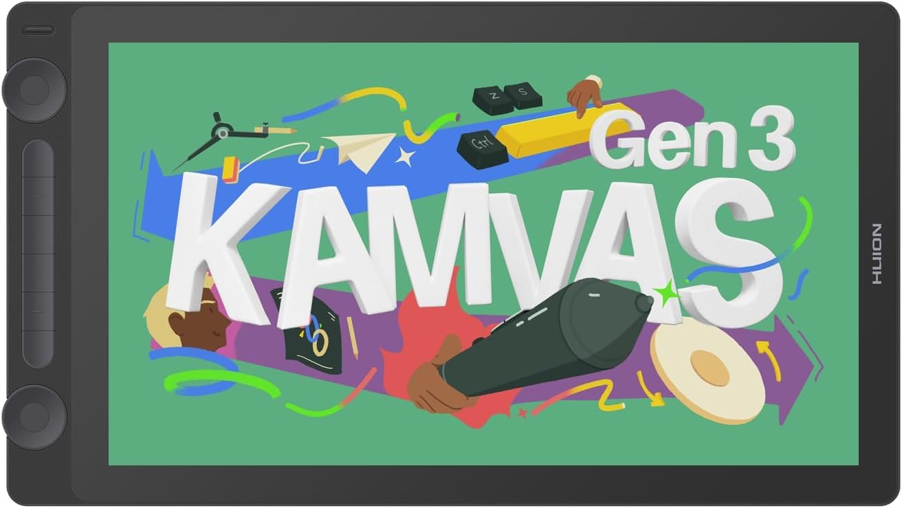 Tableta Gráfica Huion Kamvas 16 (gen 3) Con Pantalla
