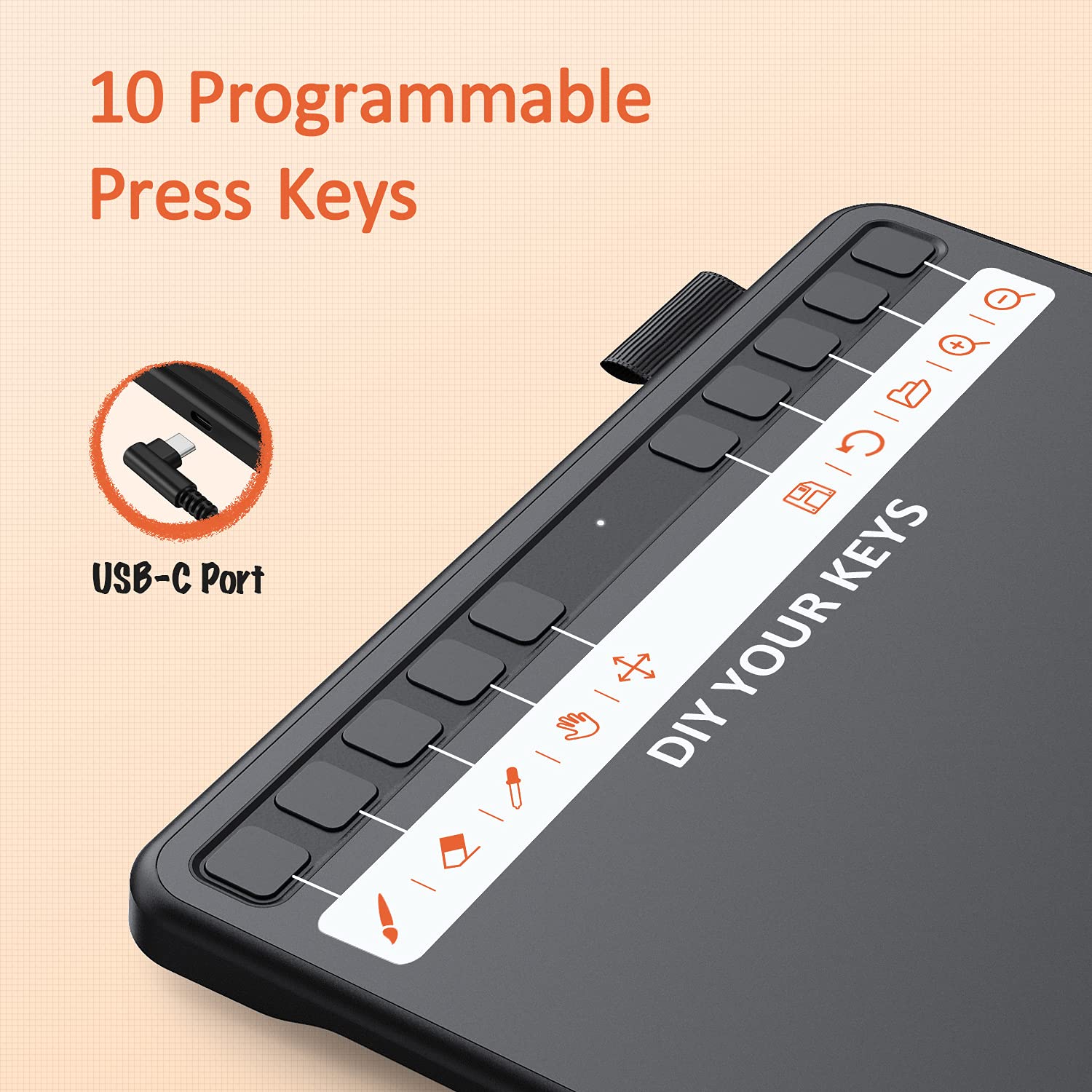 Foto 4 pulgar | Tableta De Dibujo Gráfico Ugee S640 Con Lápiz Óptico Sin Batería - Venta Internacional.