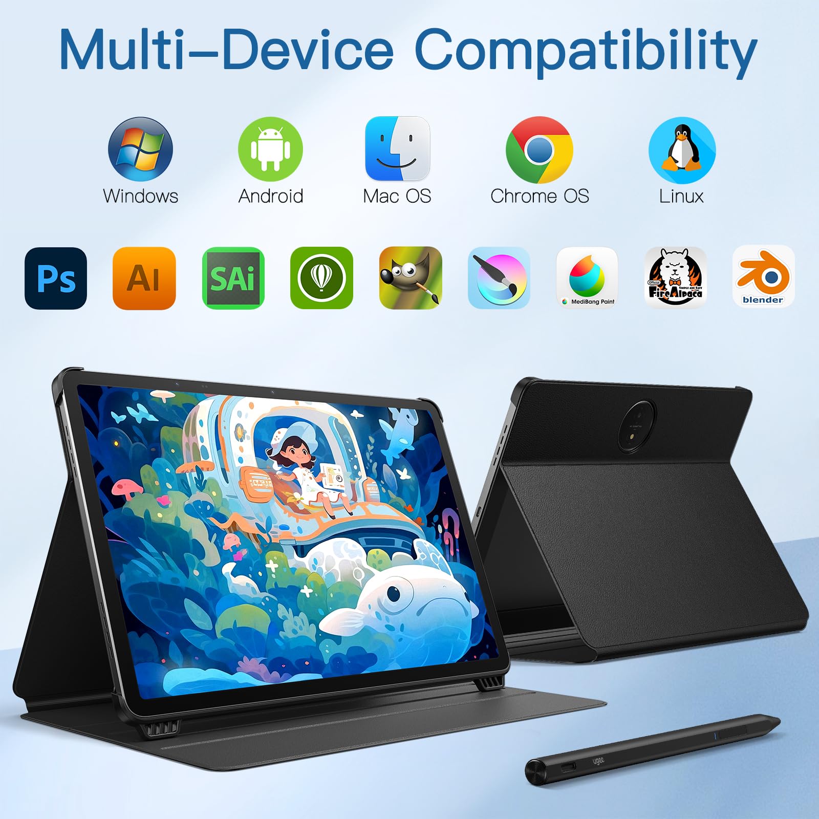 Foto 8 pulgar | Tableta De Dibujo Ugee Ut3  8 Gb De Ram  256 Gb De Rom  Pantalla De 14 Pulgadas - Venta Internacional.