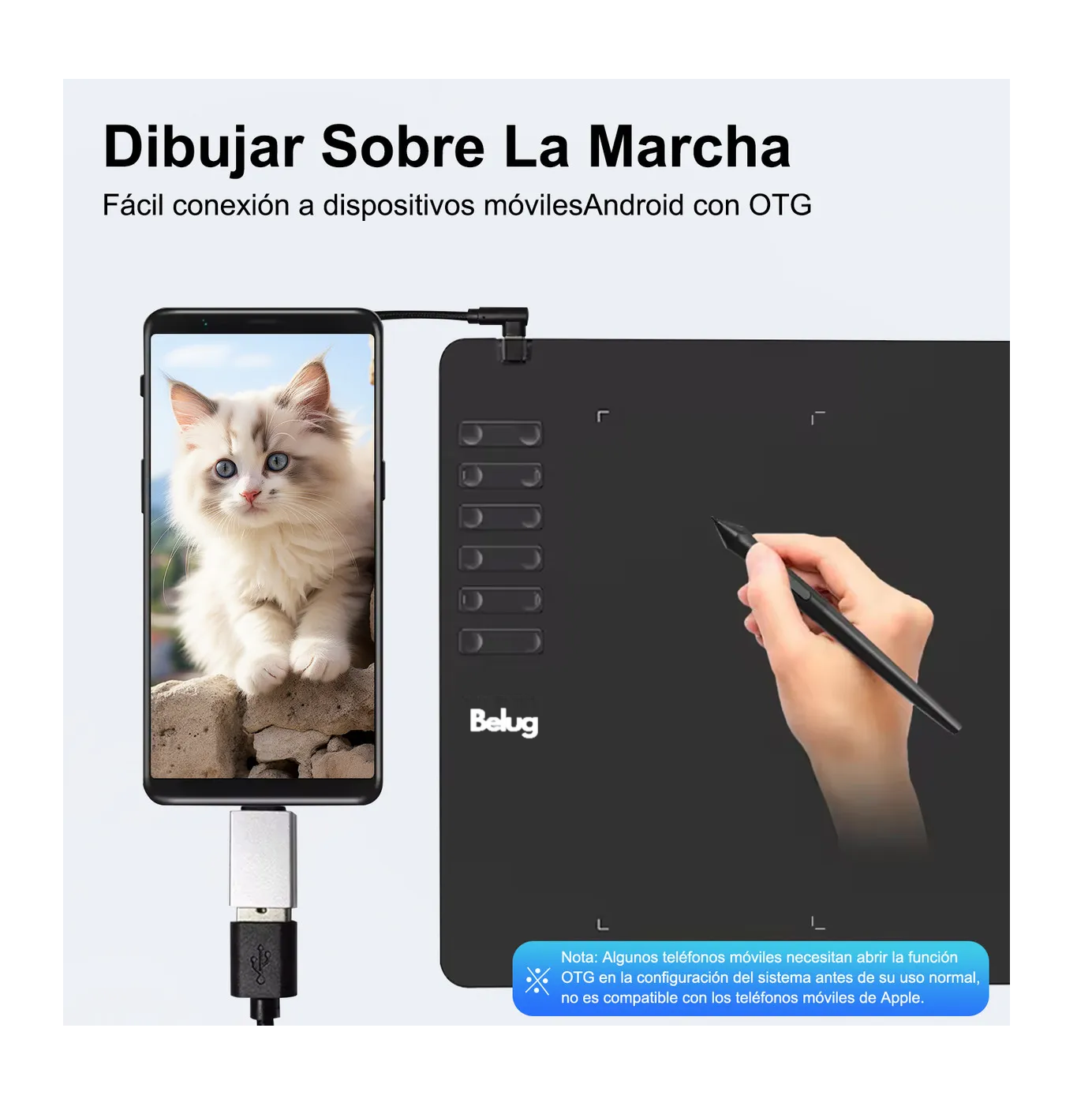 Foto 2 | Tableta Digitalizadora 10*6 Pulgadas Para Dibujar Negro