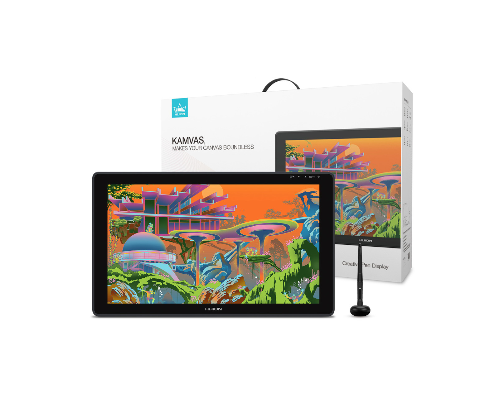 Foto 3 | Tableta Gráfica Monitor Huion Kamvas 22 Plus