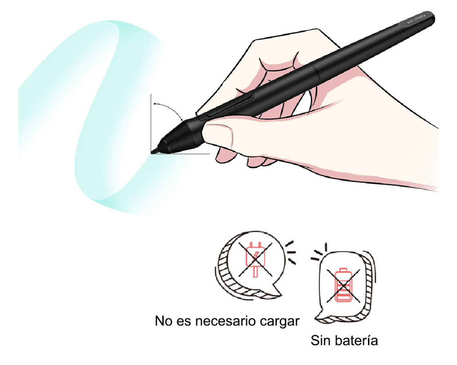 Foto 3 pulgar | Lápiz Óptico Xp-pen P05d Pasivo Sin Batería