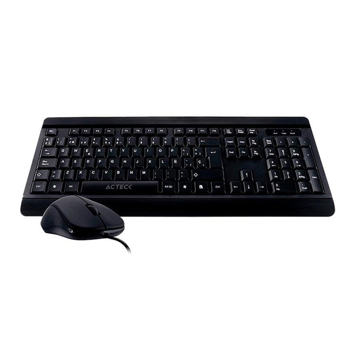 Kit Teclado y Mouse Multimedia Acteck K200 USB Ac-916639