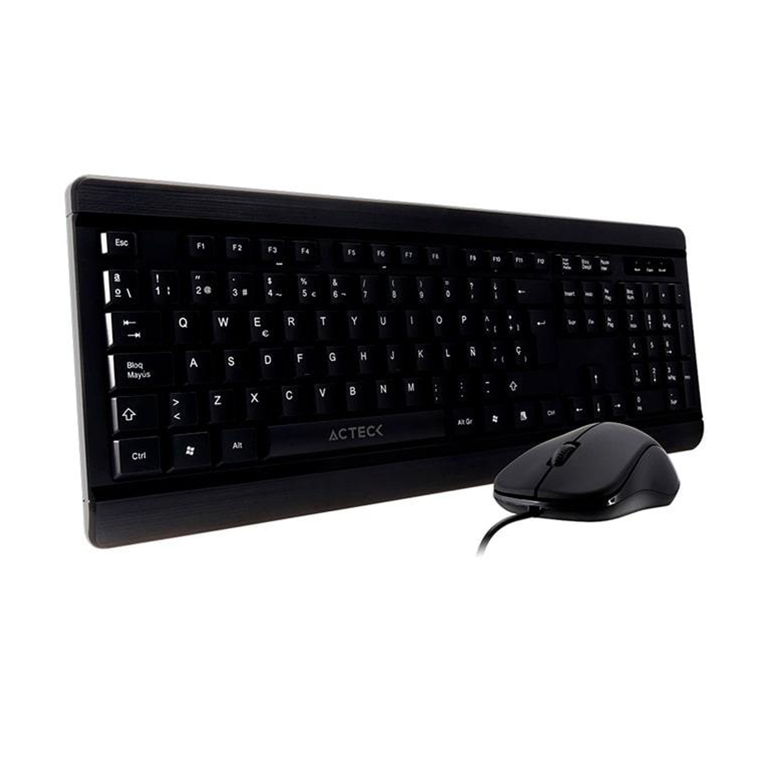 Foto 3 pulgar | Kit Teclado y Mouse Multimedia Acteck K200 USB Ac-916639