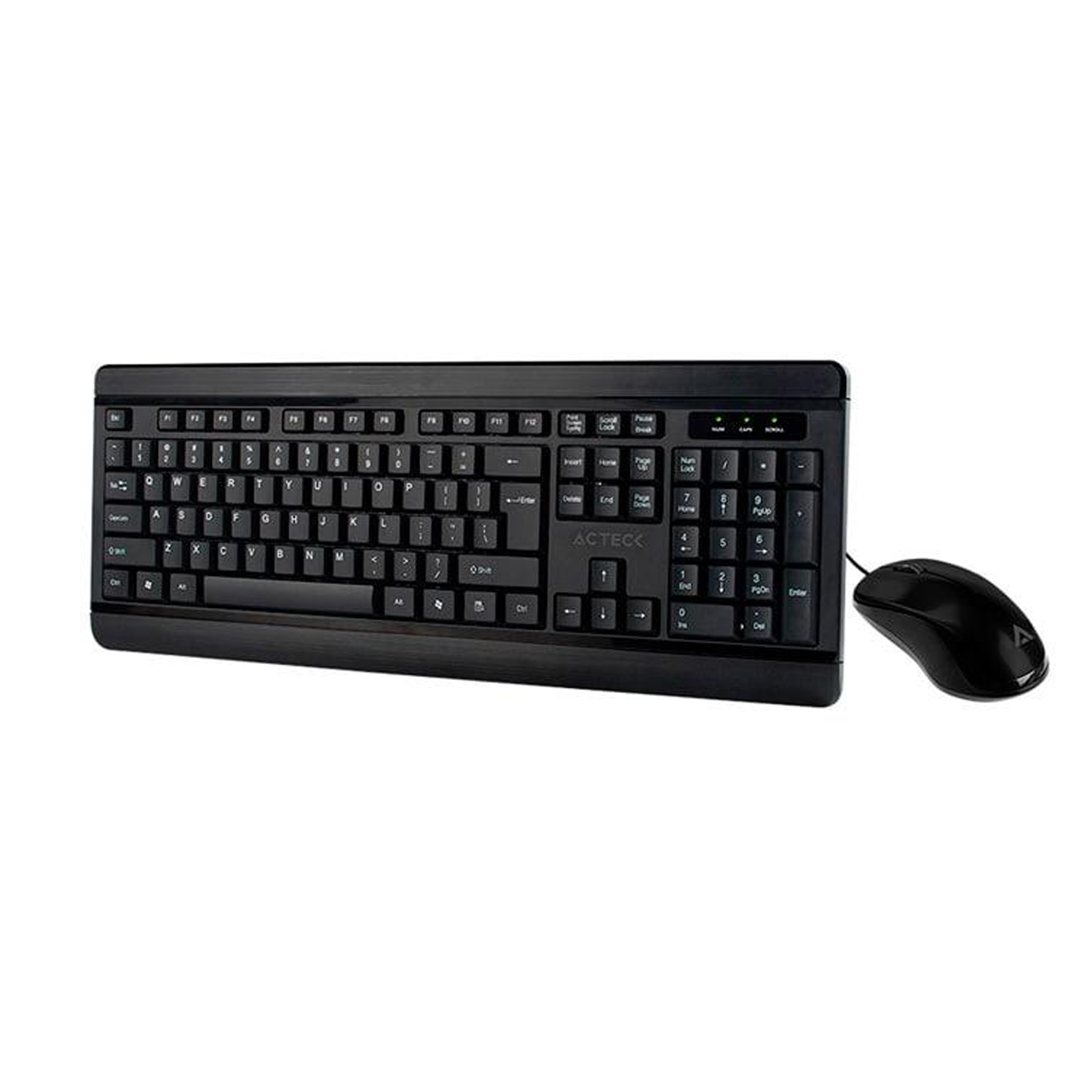 Foto 4 pulgar | Kit Teclado y Mouse Multimedia Acteck K200 USB Ac-916639
