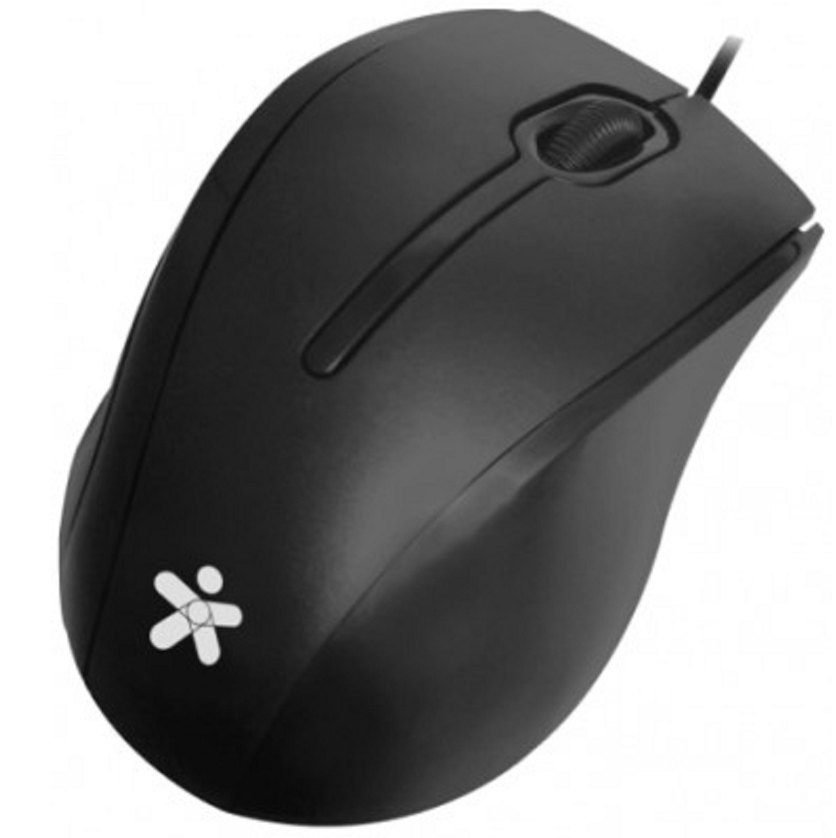 Mouse Alámbrico Stylos Optico 1000 Dpi Stpmoa7b Negro