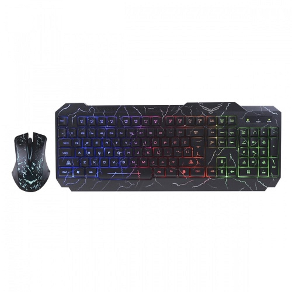 Foto 2 pulgar | Kit de Teclado y Mouse Naceb Technology Raptor Na-633 Negro