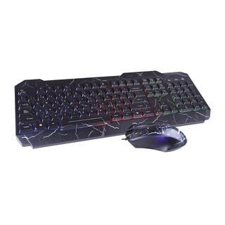 Foto 2 | Kit de Teclado y Mouse Naceb Technology Raptor Na-633 Negro