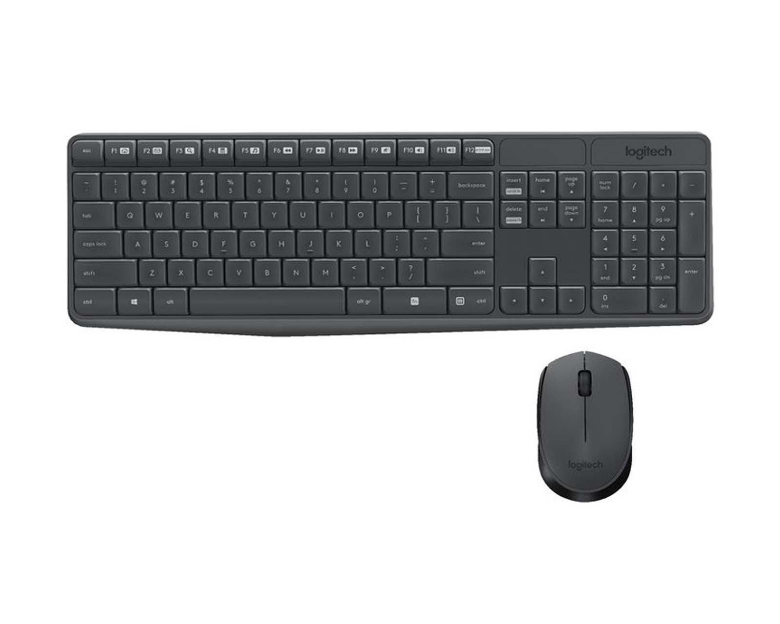 Foto 2 pulgar | Kit 2 en 1 Wifi Logitech Mk235 Tec Mou 920-007901 color Negro