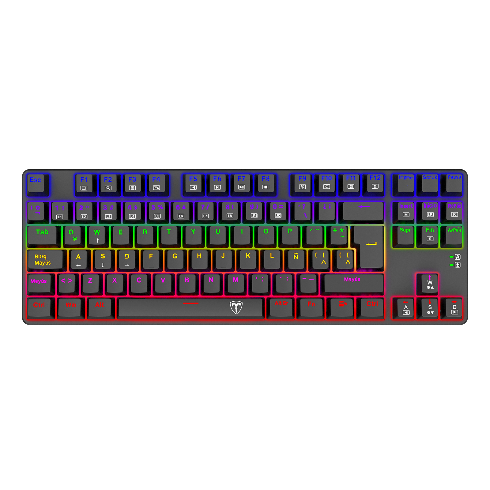 Foto 3 pulgar | Combo Advance Force T-tgs005 T-dagger Teclado + Mouse