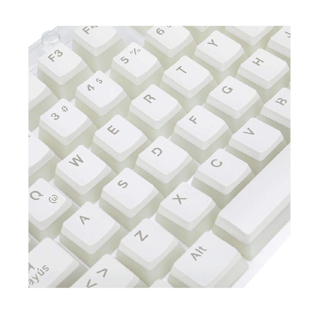 Foto 2 | Keycaps para Teclado A130w-sp Scarab Double Shot Pbt Pudding Keycaps White - Spanish