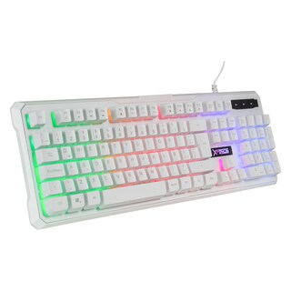 Foto 2 | Kit Gamer 2 en 1 XTREME PC GAMING Battle Master Teclado y Mouse Membrana Español 3600 DPI RGB USB Blanco