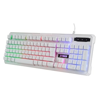 Foto 3 | Kit Gamer 2 en 1 XTREME PC GAMING Battle Master Teclado y Mouse Membrana Español 3600 DPI RGB USB Blanco