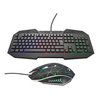 Foto 3 | Kit Gamer con Mouse Teclado y Audífonos Con Micrófono color Negro