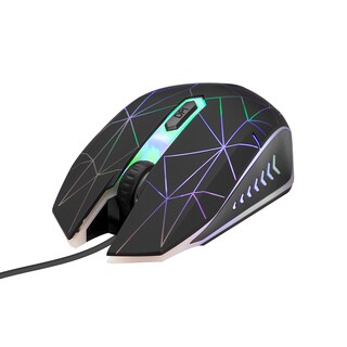 Foto 4 | Kit Gamer con Mouse Teclado y Audífonos Con Micrófono color Negro