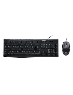 Foto 1 | Kit Teclado/Mouse Logitech Mk200 color Negro Alámbrico (920-002716)