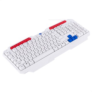 Foto 4 | Teclado Y Mouse Alámbrico Nasa Edición Cometa Plug&play color Rojo