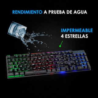 Foto 4 | Kit de Teclado y Mouse Gamer Starket Sk-005 color Negro