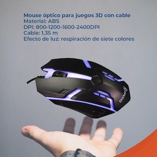 Foto 6 | Kit de Teclado y Mouse Gamer Starket Sk-005 color Negro