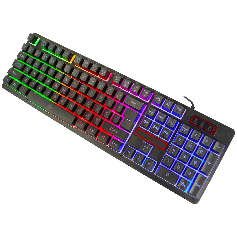 Foto 4 pulgar | Teclado en Inglés y Mouse Gamer Xtreme PC Gaming KBXTK13 color Negro Iluminado K13