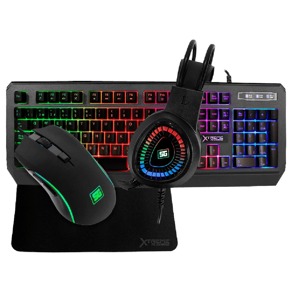 Foto 2 pulgar | Kit Gamer Xtreme Pc Gaming Xtkmh4x 4 Piezas