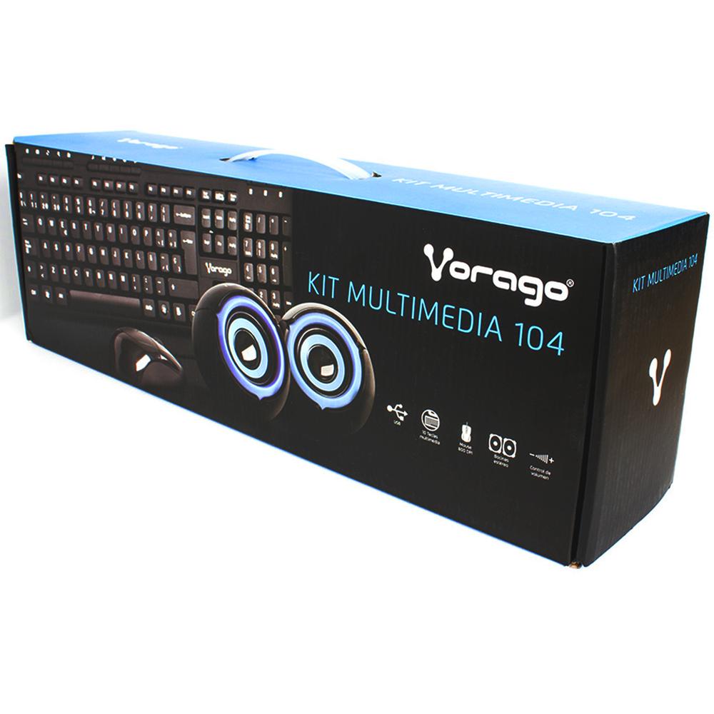 Foto 4 | Teclado con Mouse Vorago Kms104 y Bocinas