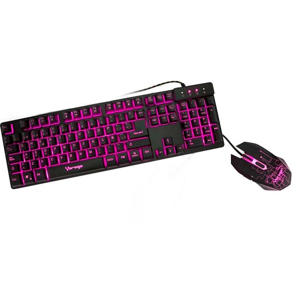 Foto 6 pulgar | Kit De Teclado Y Mouse Gaming Vorago Km500