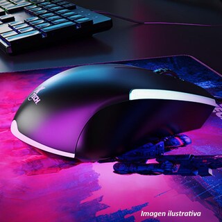 Foto 5 | Kit Gamer 3 en 1 Xtech Xtk-535s Hasha Teclado Mouse y Alfombrilla Español 1200 dpi LED USB