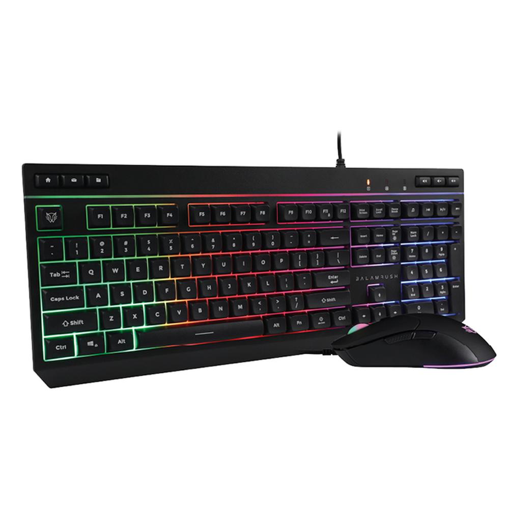 Foto 2 pulgar | Kit Teclado y Mouse Gamer Balam Rush Squad Master Plus KTM555 Alámbricos USB RGB