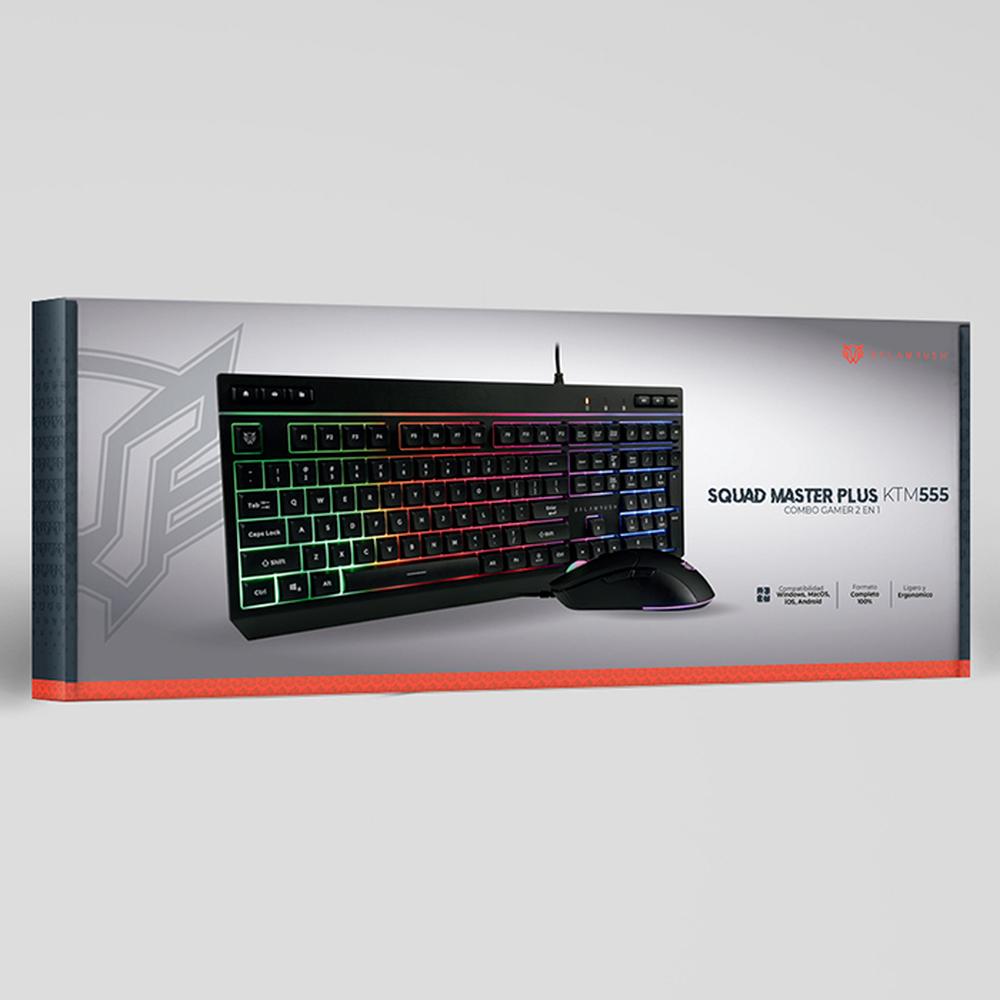 Foto 6 pulgar | Kit Teclado y Mouse Gamer Balam Rush Squad Master Plus KTM555 Alámbricos USB RGB