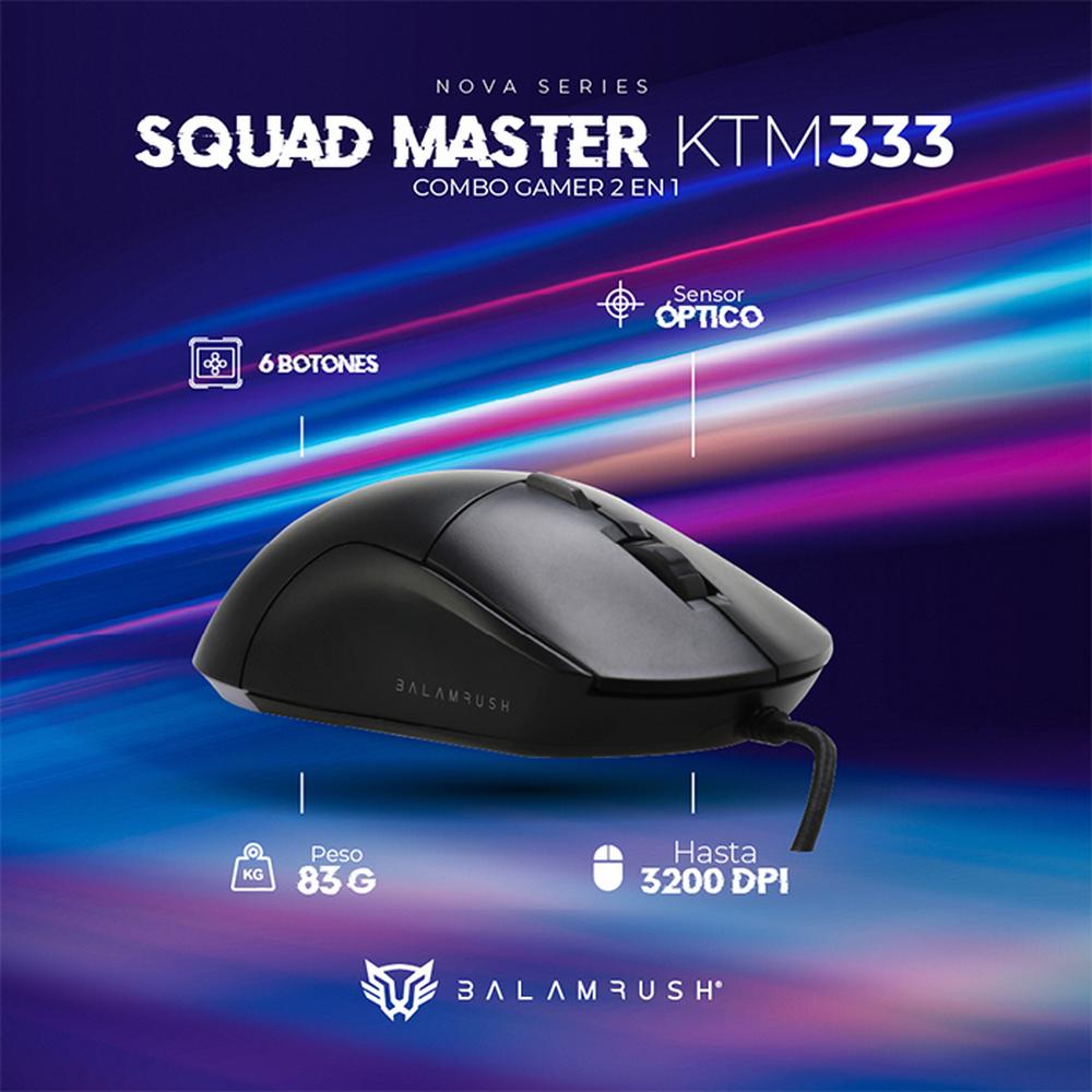Foto 5 pulgar | Kit Teclado y Mouse Gamer Balam Rush BR-936293 Negro Alámbrico USB Led
