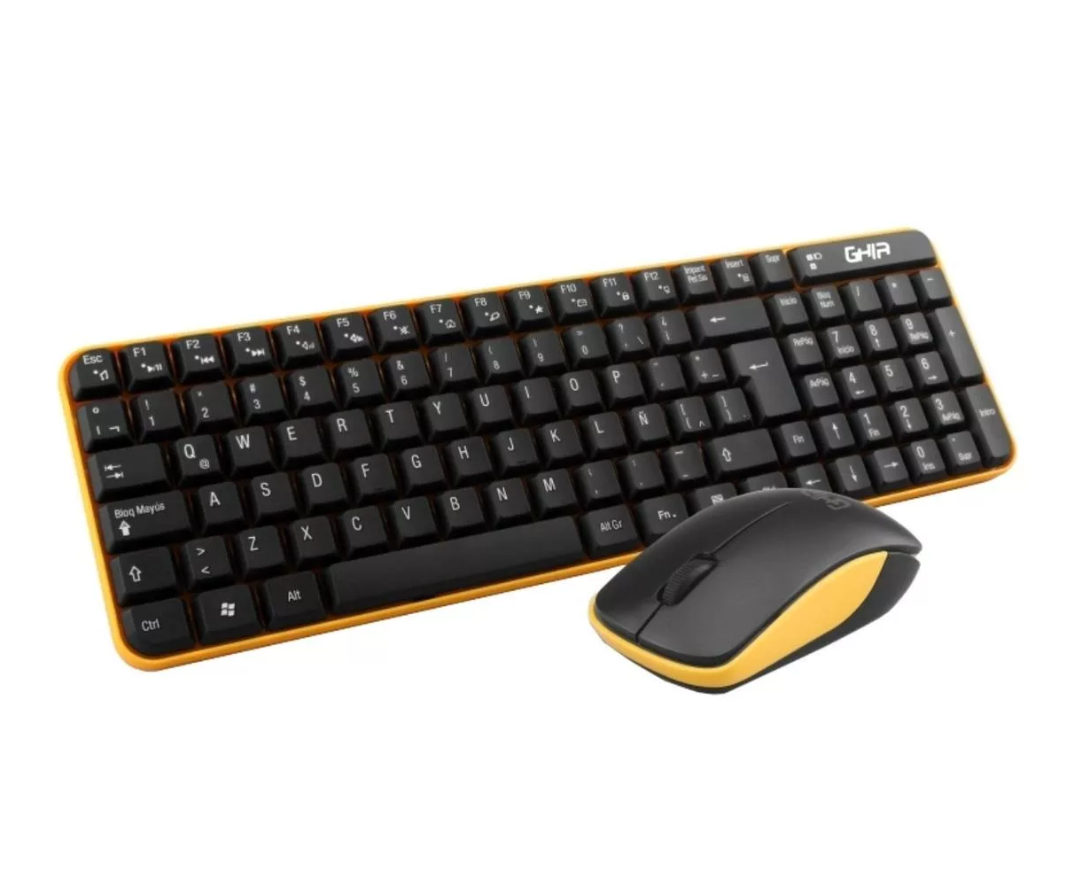 Foto 2 pulgar | Teclado con Mouse Inalámbrico Ghia 2 Piezas