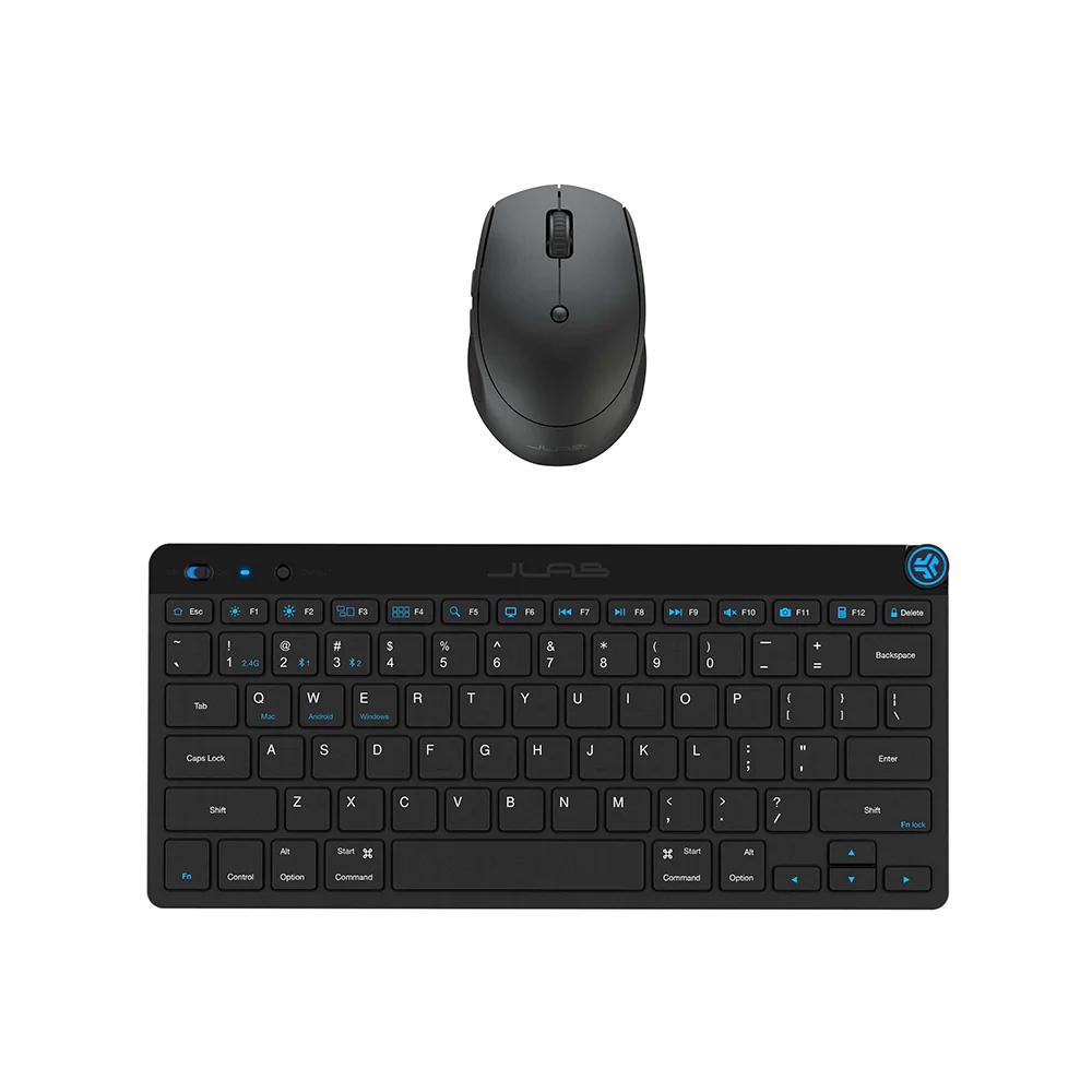 Foto 2 pulgar | Set de Teclado y Mouse Go JLab Inalámbrico Negro