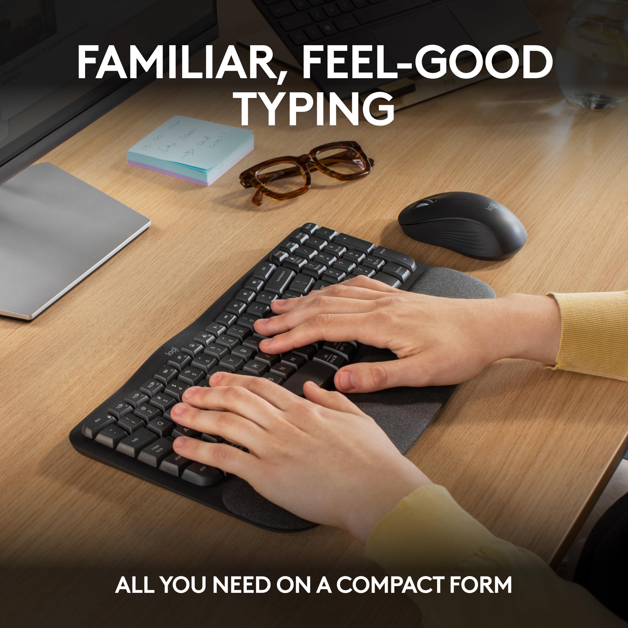 Foto 3 | Venta Internacional - Combo de Teclado y Ratón Logitech Wave Keys Mk670