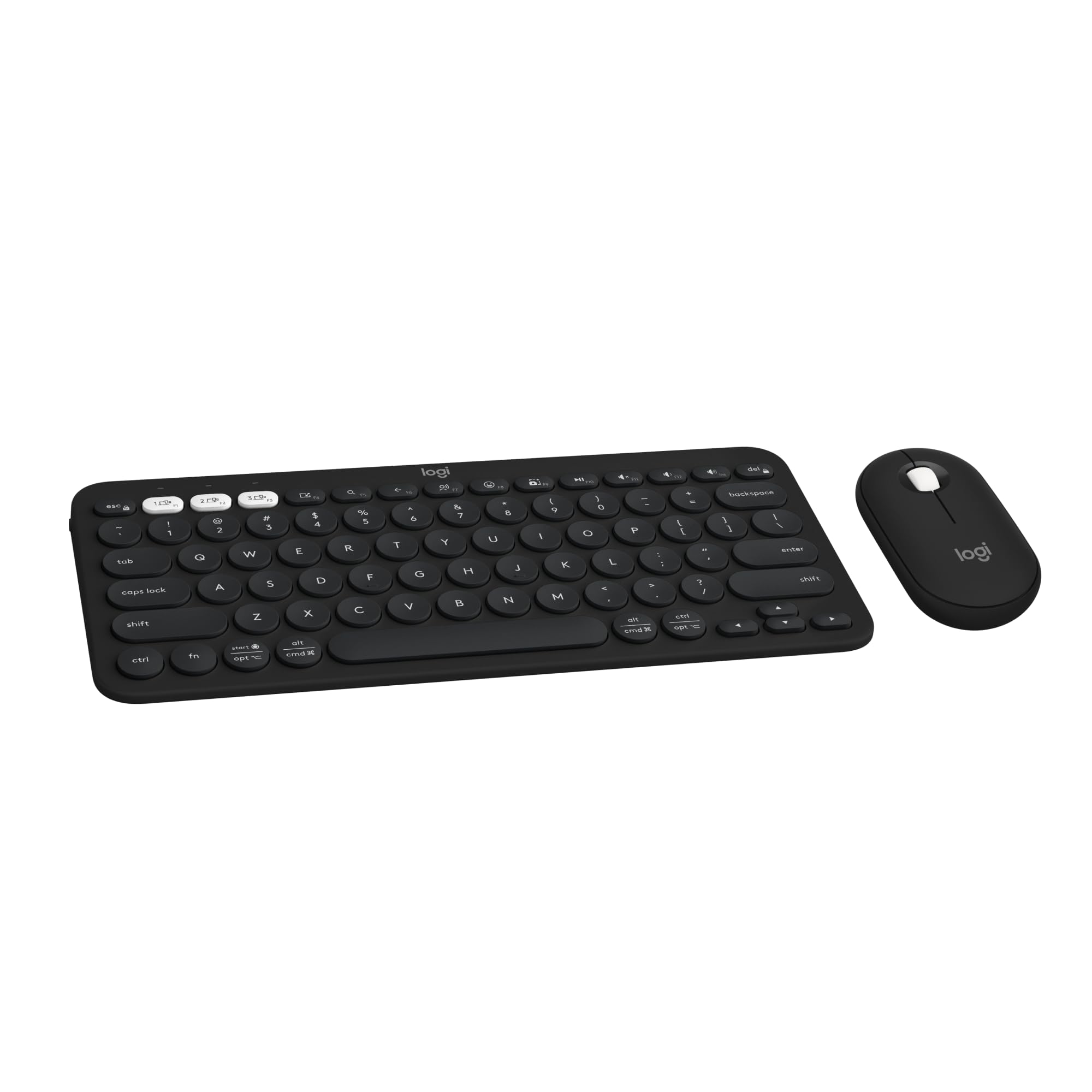 Foto 2 pulgar | Venta Internacional - Combo de Teclado y Ratón Logitech Pebble 2 Logi Bolt Negro