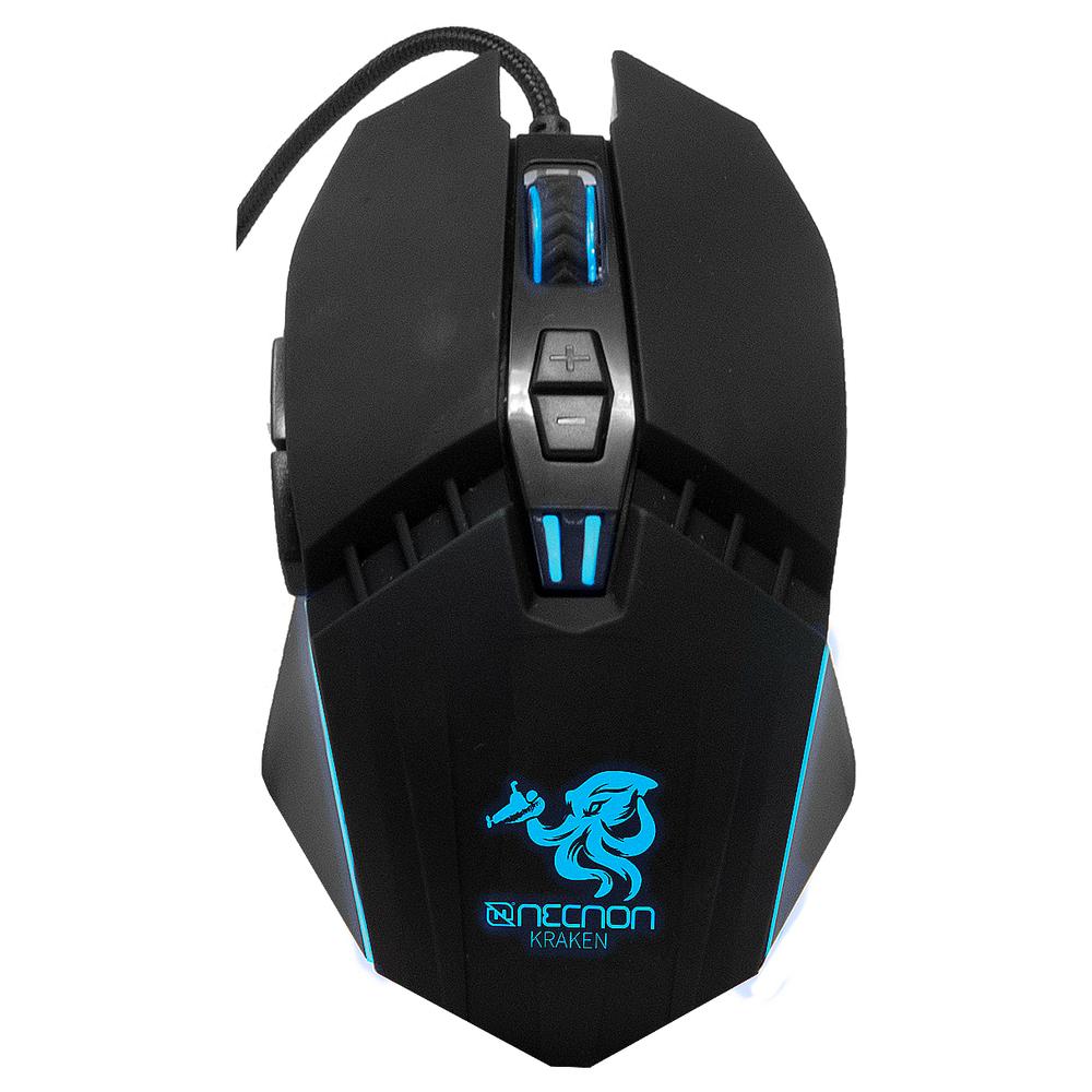 Foto 4 pulgar | Kit Gamer 4 En 1 Necnon Ngc-kraken Teclado Mouse Audífonos Mousepad Azul Nccgkr0341