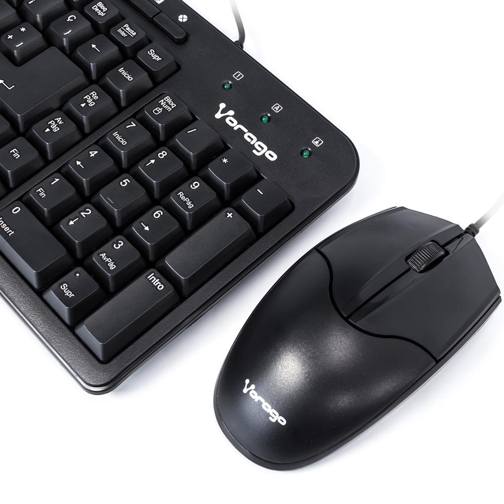 Foto 6 pulgar | Kit Teclado Y Mouse Vorago Multimedia Km-105 Usb Negro