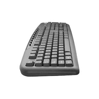 Foto 4 | Kit de Teclado y Mouse Alámbricos Greenleaf Negros